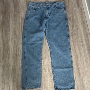 Classic Blue Denim Wrangler Jeans